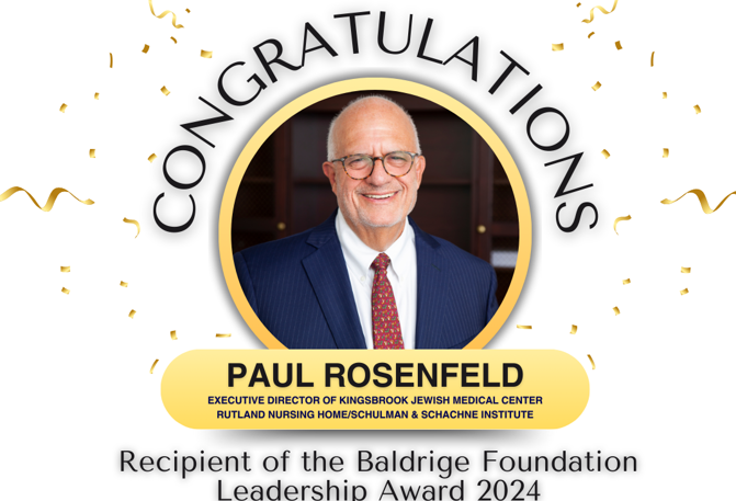 Paul Rosenfeld Receives Leadership Award from the Baldridge Foundation