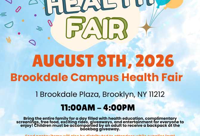 One Brooklyn Health for the One Brooklyn Health Brookdale Campus Family Health Fair