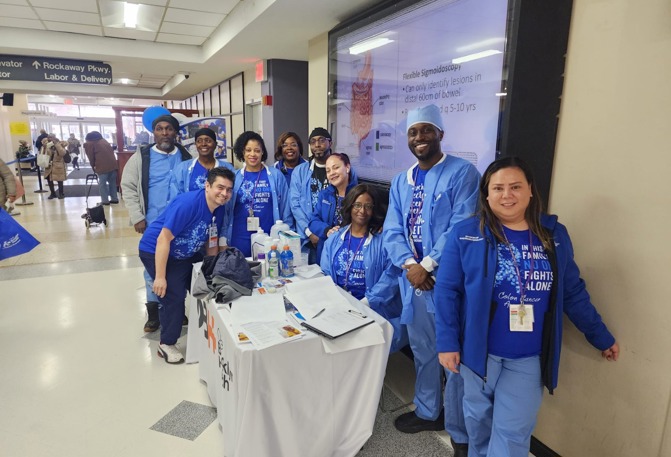 Colon Cancer Awareness Month Tabling's