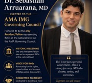 Congratulations to&nbsp;OBH-Brookdale Resident, Dr. Sebastian Arruarana on His National Leadership Milestones