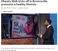 OBH Obesity Walk kicks off in Brownsville, promotes a healthy lifestyle