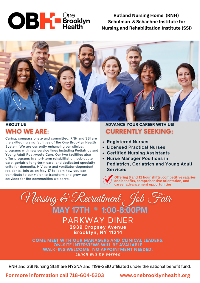OBH Nursing & Recruitment Job Fair!