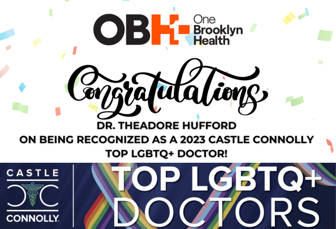 Congratulations Dr. Hufford on Being Recongnized as a Castle Connoly Top LGBTQ+ Doctor!