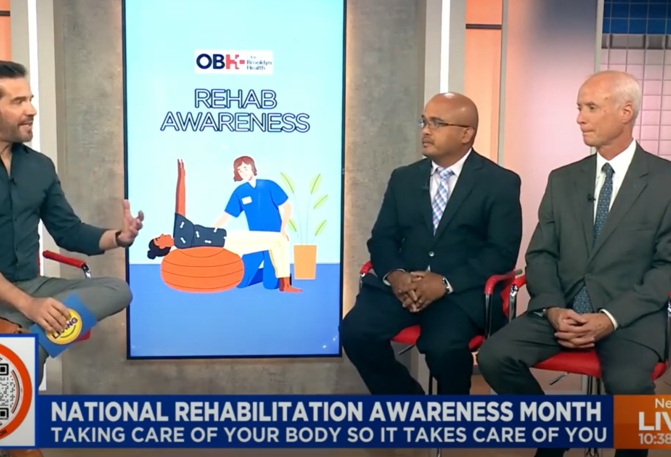 OBH Rehab Team Featured on PIX 11 NY LIVING! 