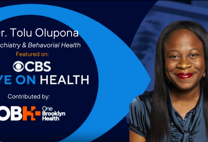 Dr. Tolu Olupona featured on CBS Eye on Health