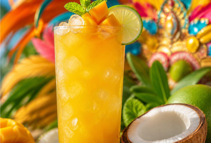 Carnival Cooler: Mango-Coconut Lime Splash
