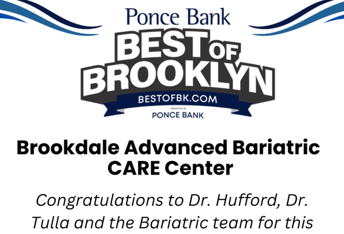Brookdale Advanced Bariatric CARE Center named best bariatric practice in Brooklyn!